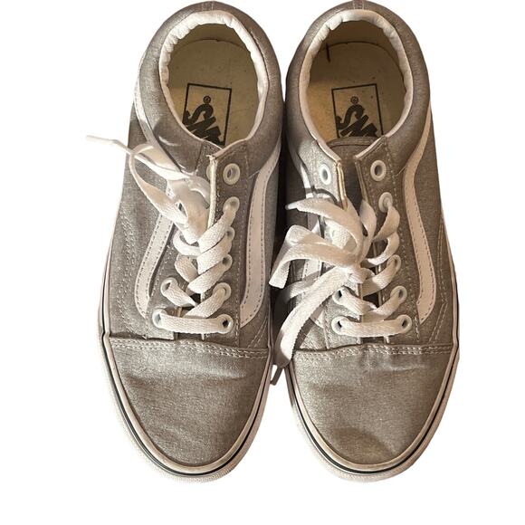 Vans‎ Silver Glitter low top sneakers - Picture 3 of 5